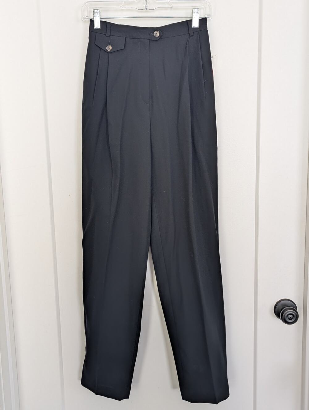 Vtg Liz Claiborne Collection Wool Dress Pants NWT 4 High Rise Pleated Trousers